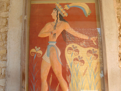 Crested Dancer, Knossos Palace