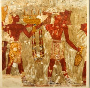 Minoans bringing gifts to the Pharaoh