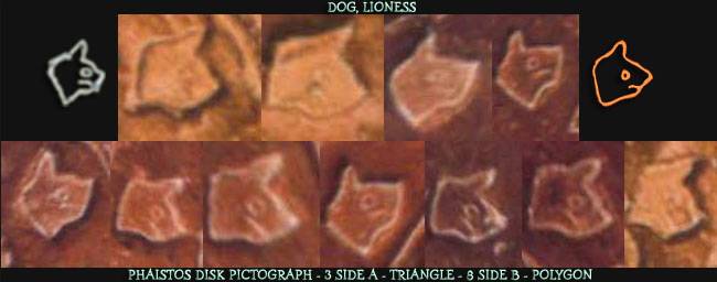Dog, Phaistos Disk Pictograph