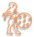 Zeus/Curete holding Disk/Shield Zeus/Curete holding Disk/Shield