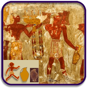 Minoans bringing gifts to the Pharaoh