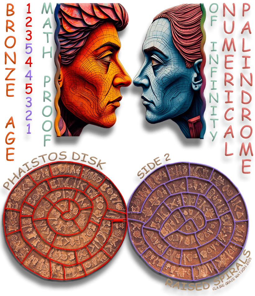 Phaistos Disk Numerical Palindrome