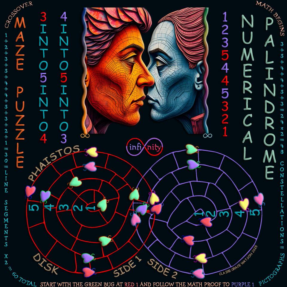 Phaistos Disk Numerical Palindrome