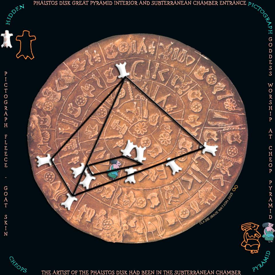 Phaistos Disk, Interior Great Pyramid