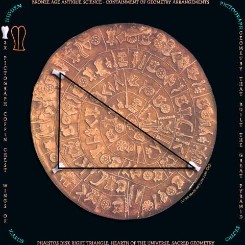 Phaistos Disk, Right Triangle