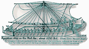 Ship with Rope Truss