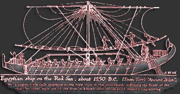 Ship with Rope Truss