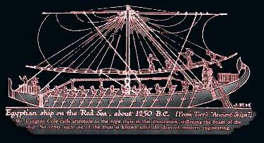 Ship with Rope Truss