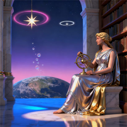 Star Sirius and the Pole Star