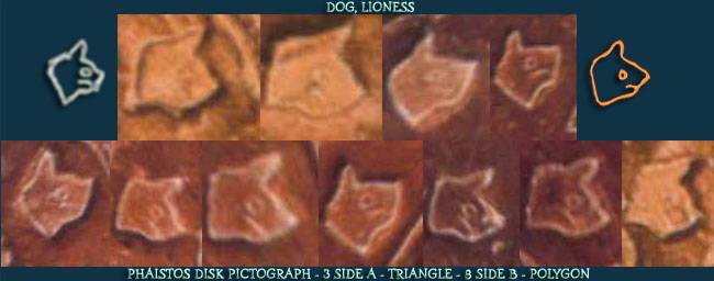 Dog, Phaistos Disk Pictograph