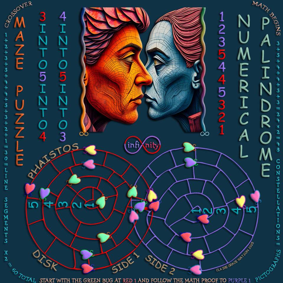 Phaistos Disk Numerical Palindrome
