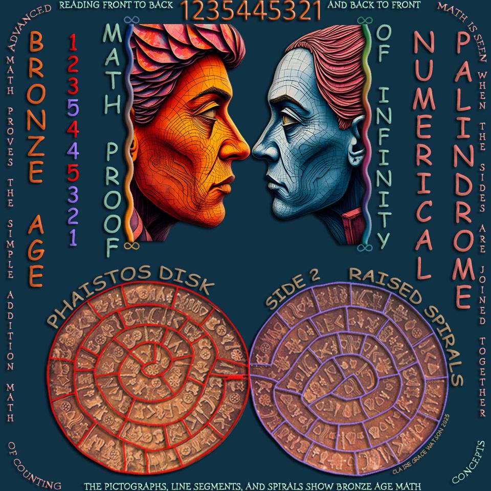 Phaistos Disk Numerical Palindrome