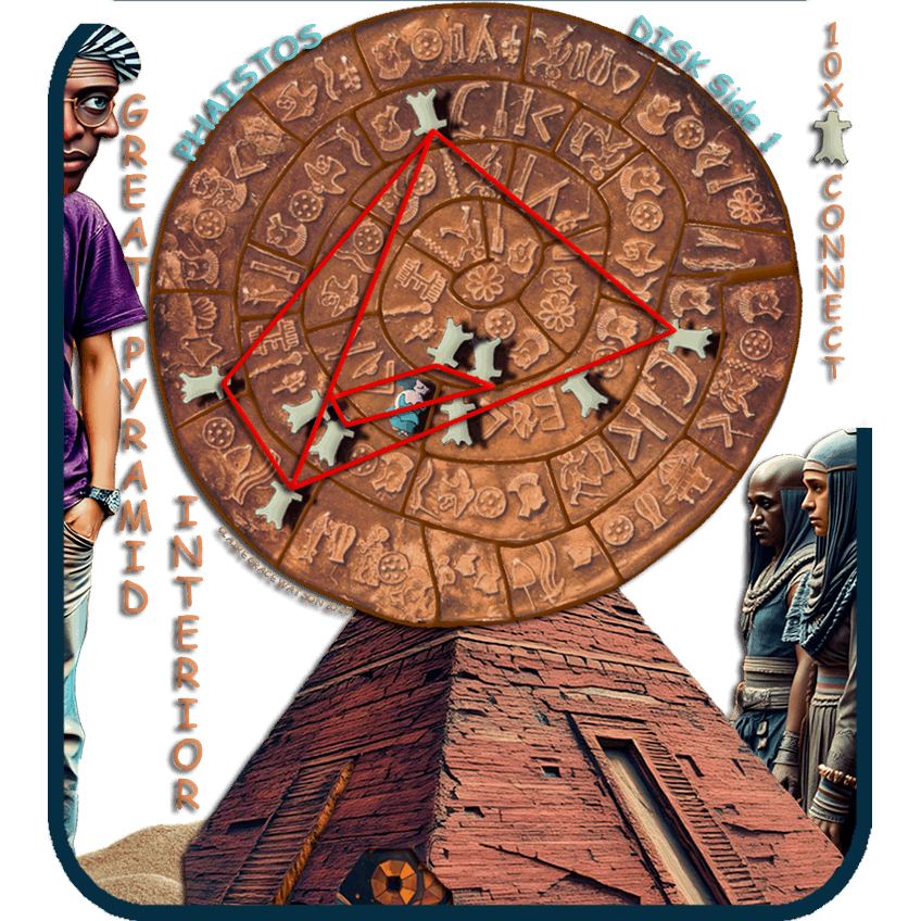 Interior Pyramid, Phaistos Disk