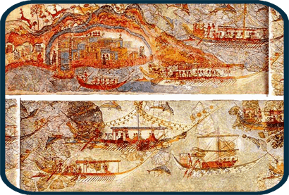 Minoan Ferries in Santorini