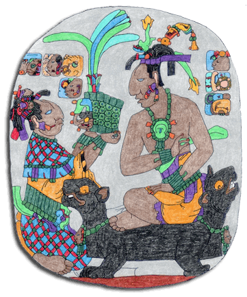 Lady Zac-Kuk and Lord Pacal